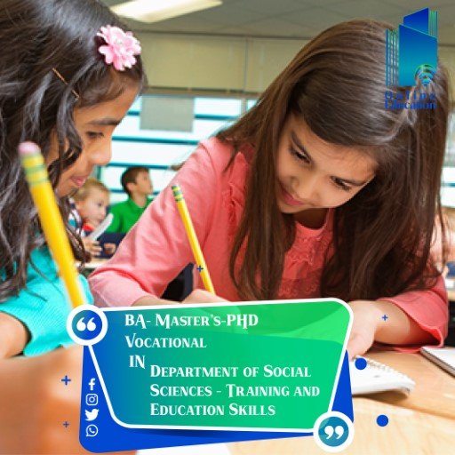 Department of Social Sciences – Training and Education Skills